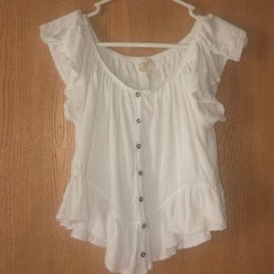 White Free People top